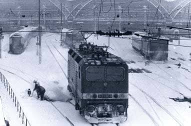 Winter 1986, Leipziger Hauptbahnhof